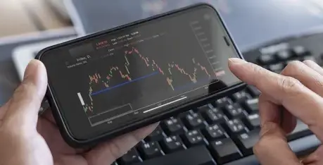 trading app with iphone